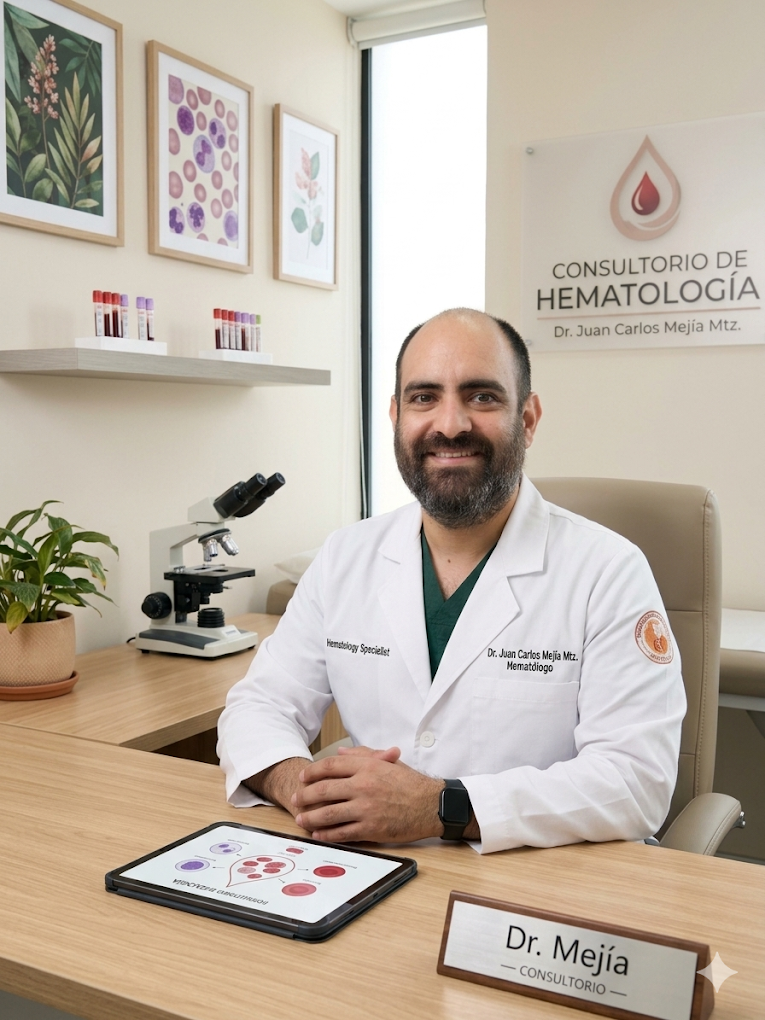 Dr. Juan Carlos Mejía Martínez, hematólogo en Villahermosa